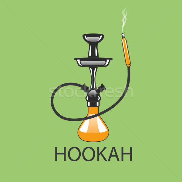 Stockfoto: Vector · logo · hookah · logo-ontwerp · sjabloon · icon