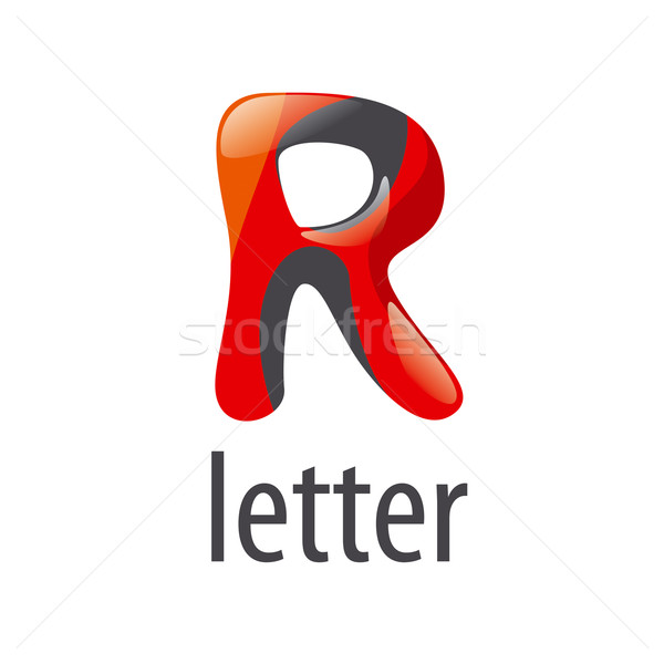 Abstract colorful vector logo letter R Stock photo © butenkow