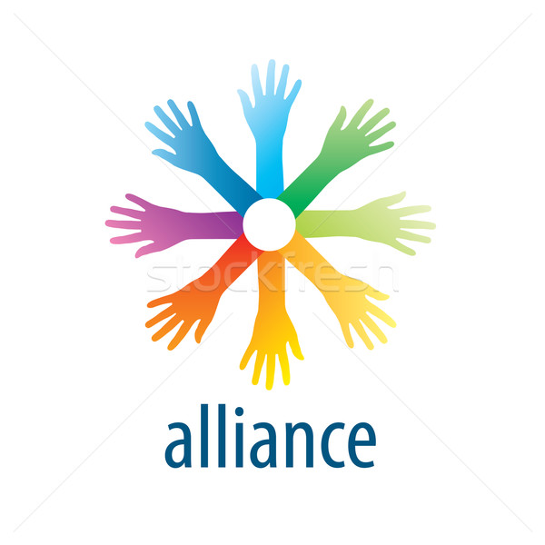 Human Alliance logo Stock photo © butenkow
