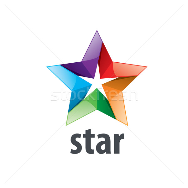 Vector logo estrellas resumen signo branding Foto stock © butenkow