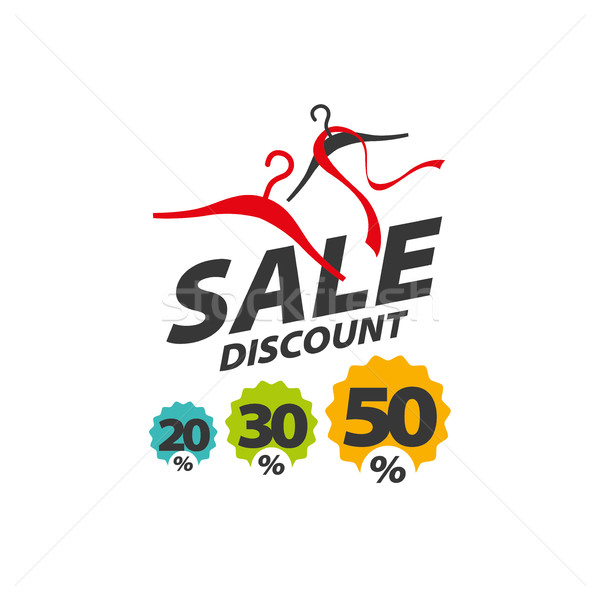 vector sign for discounts Stock photo © butenkow