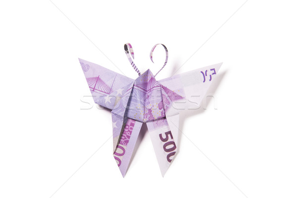 euro in the form of butterflies Stock photo © butenkow