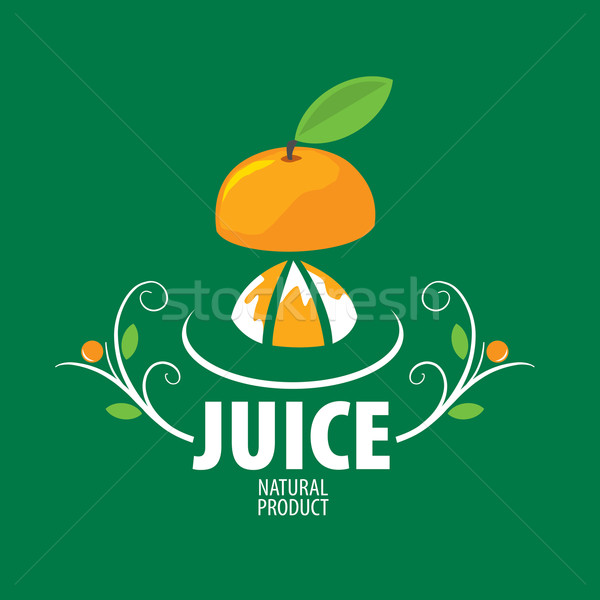 logo of fresh juice Stock photo © butenkow