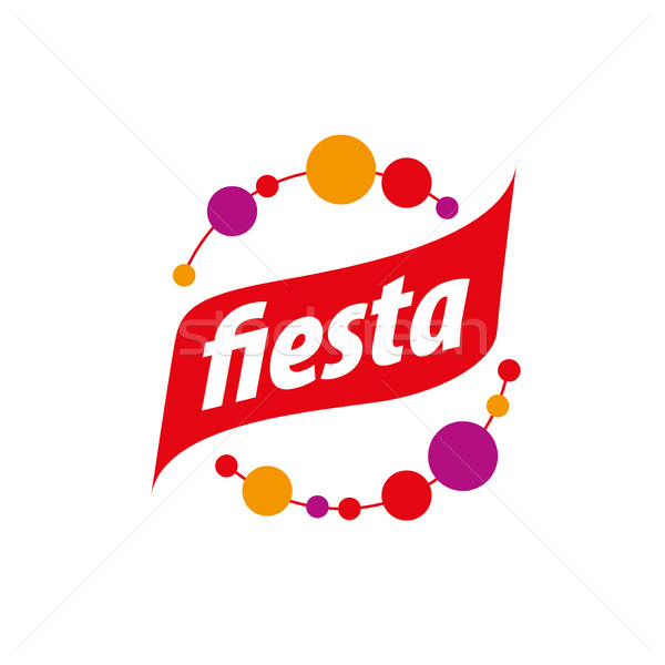 Vacaciones vector logo resumen diseño de logotipo fiesta Foto stock © butenkow