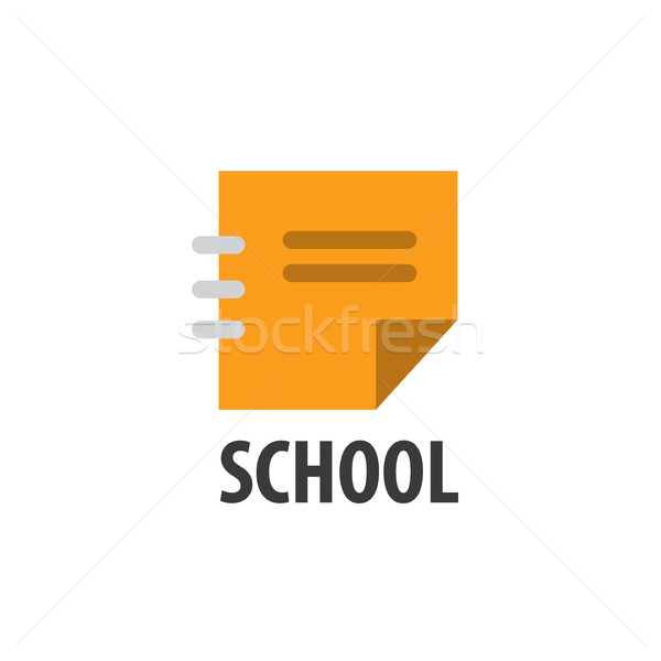 Vektor logo Schule abstrakten Pfund Illustration Stock foto © butenkow