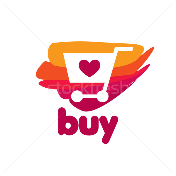 vector shopping logo Stock photo © butenkow