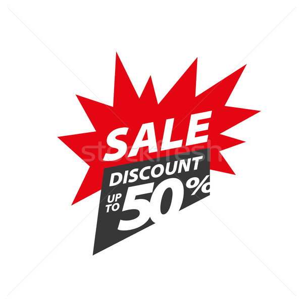 vector sign for discounts Stock photo © butenkow