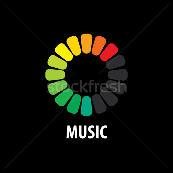 Vecteur logo musique résumé sonores modèle [[stock_photo]] © butenkow