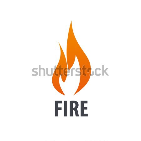 Feu vecteur logo modèle flamme affaires [[stock_photo]] © butenkow