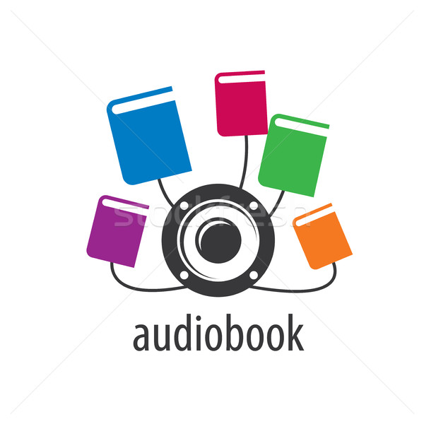 Audiobook. Vector logo template Stock photo © butenkow