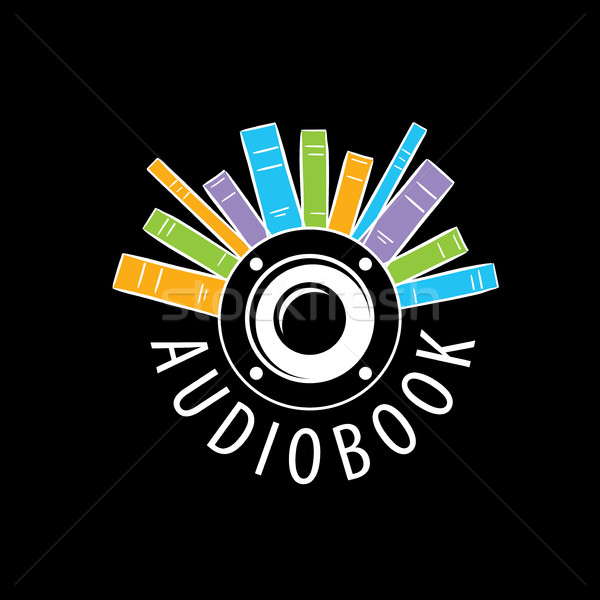 Audiobook. Vector logo template Stock photo © butenkow