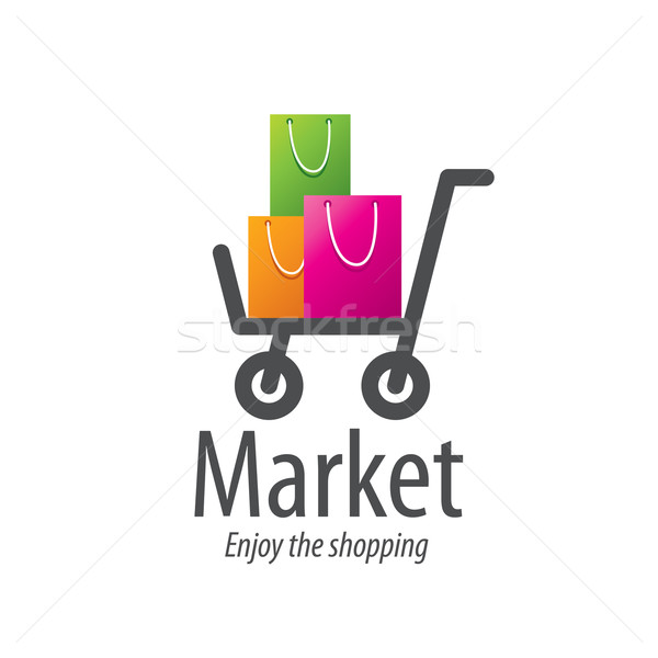 vector shopping logo Stock photo © butenkow