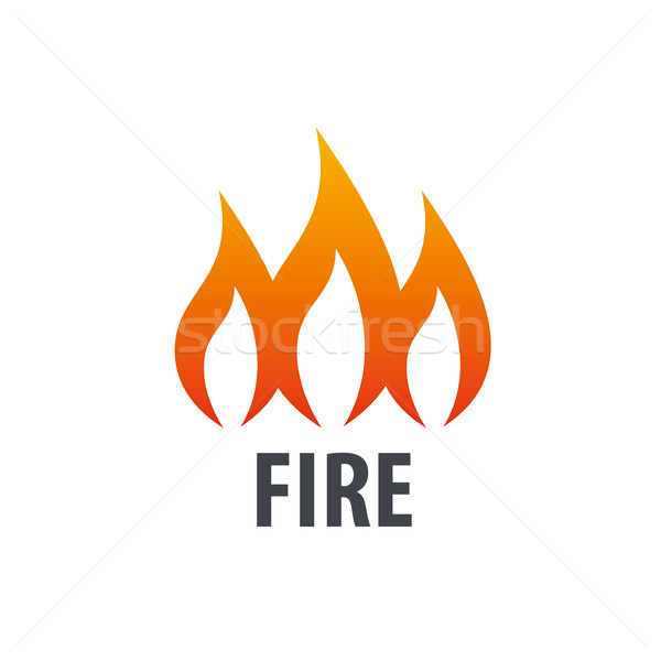 ストックフォト: 火災 · ベクトル · ロゴ · テンプレート · 難 · ビジネス