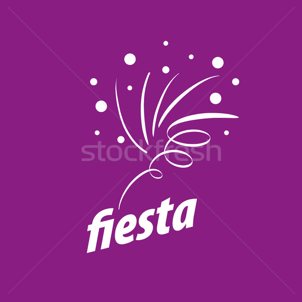 Urlaub Vektor logo abstrakten logo-Design Party Stock foto © butenkow
