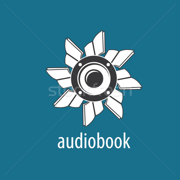 Audiobook. Vector logo template Stock photo © butenkow