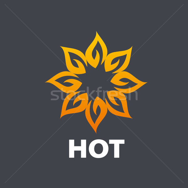 fire vector logo Stock photo © butenkow