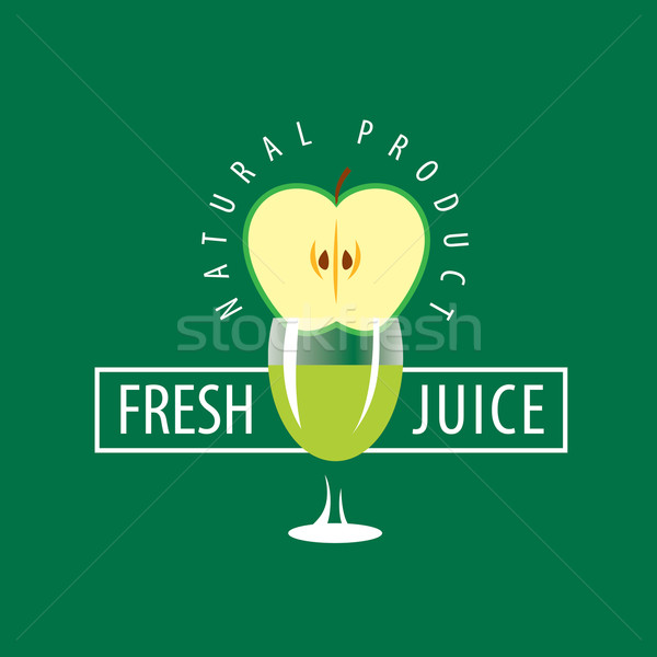 Foto stock: Logotipo · fresco · suco · vetor · ícone · naturalismo