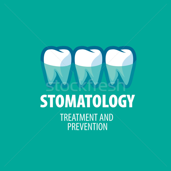 Vector logo-ul stomatologie tratament profilaxie protecţie Imagine de stoc © butenkow