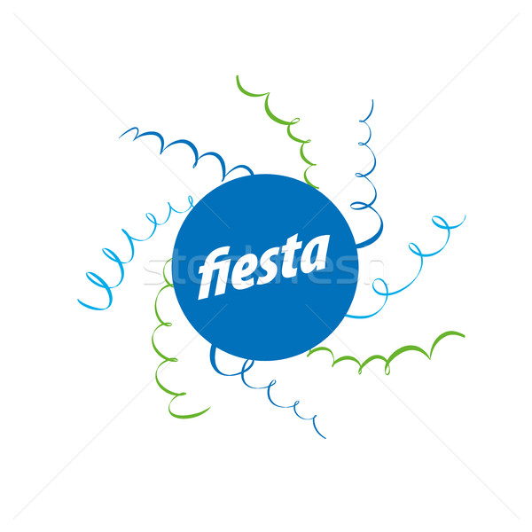 Vacaciones vector logo resumen diseño de logotipo fiesta Foto stock © butenkow