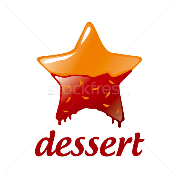 向量 標誌 甜點 形式 明星 巧克力 商業照片 © butenkow