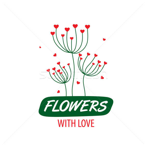 Flor do vetor logotipo abstrato floral projeto planta Foto stock © butenkow