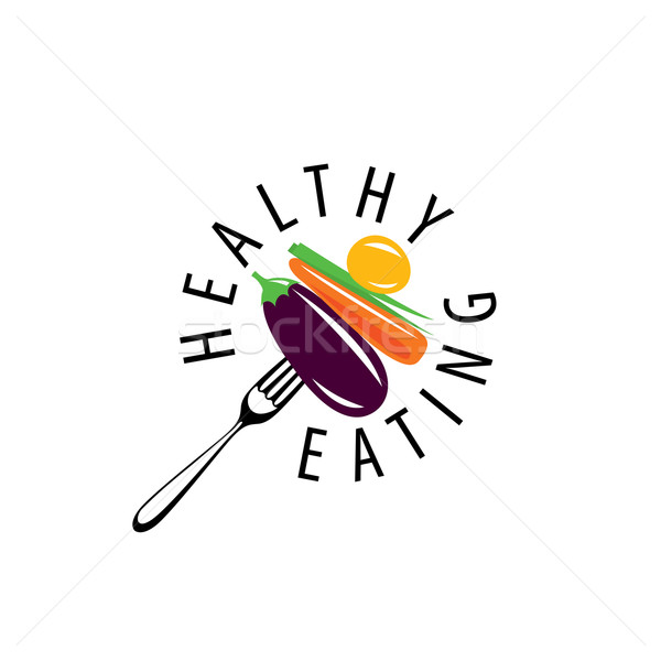 矢量图: 向量 · 标志 · 健康饮食 · 模式 · 业务 · 性质 / logo