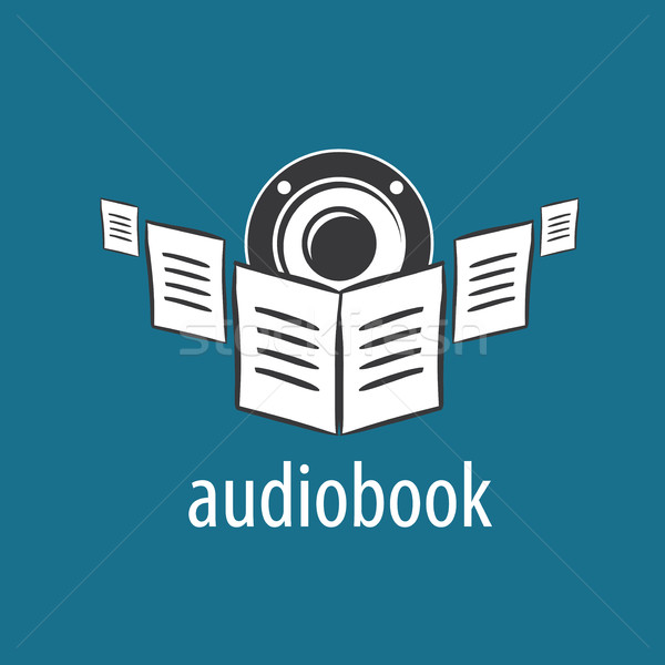 Audiobook. Vector logo template Stock photo © butenkow