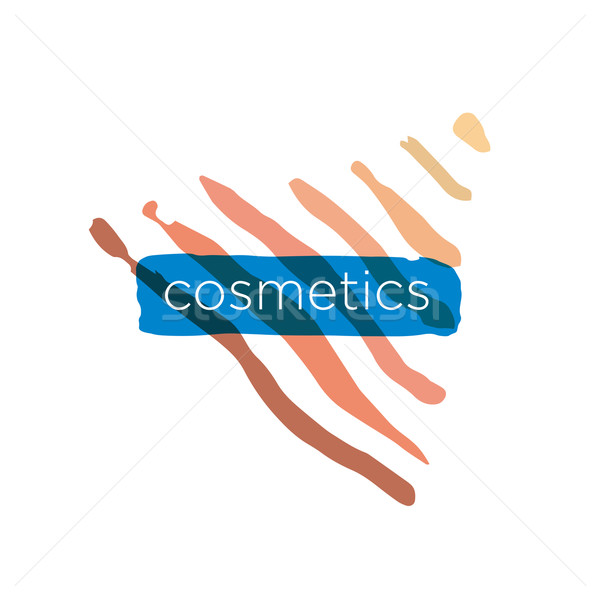 Abstract vector logo pyramid for cosmetics Stock photo © butenkow