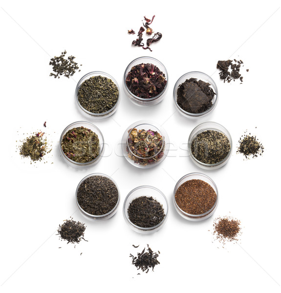 tea accessories on a white background Stock photo © butenkow