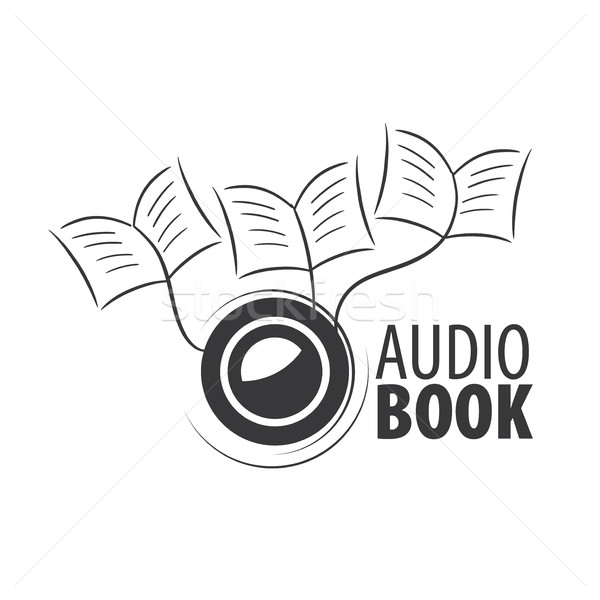 Audiobook. Vector logo template Stock photo © butenkow