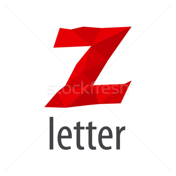 Czerwony wektora logo twórczej pismo z sztuki Zdjęcia stock © butenkow