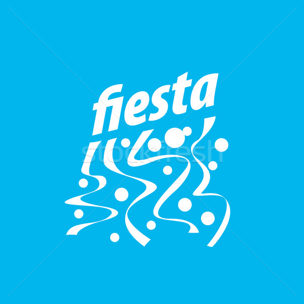 Vacaciones vector logo resumen diseño de logotipo fiesta Foto stock © butenkow