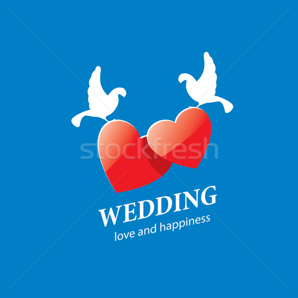 vector logo wedding Stock photo © butenkow