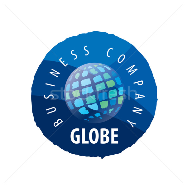 Terra logotipo modelo globo assinar vetor Foto stock © butenkow