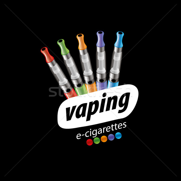 vector logo electronic cigarette Stock photo © butenkow