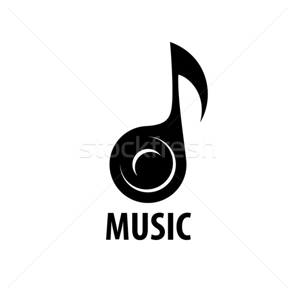 vector logo music Stock photo © butenkow