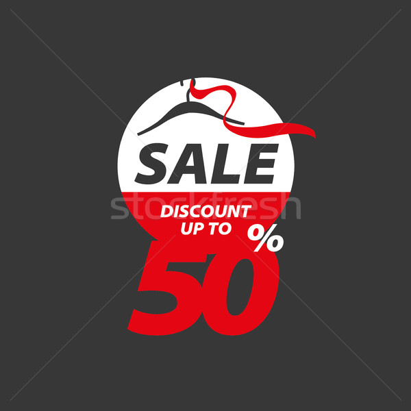 vector sign for discounts Stock photo © butenkow