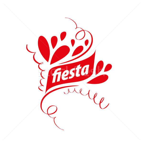 Tatil vektör logo soyut logo tasarımı parti Stok fotoğraf © butenkow