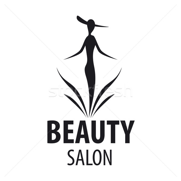 vector logo elegant woman for a salon beauty Stock photo © butenkow