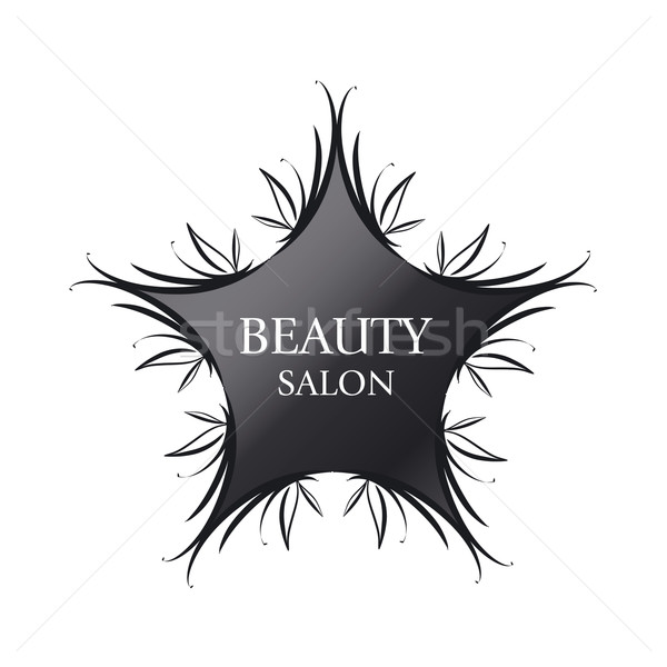 vector logo black star for fashion Stock photo © butenkow