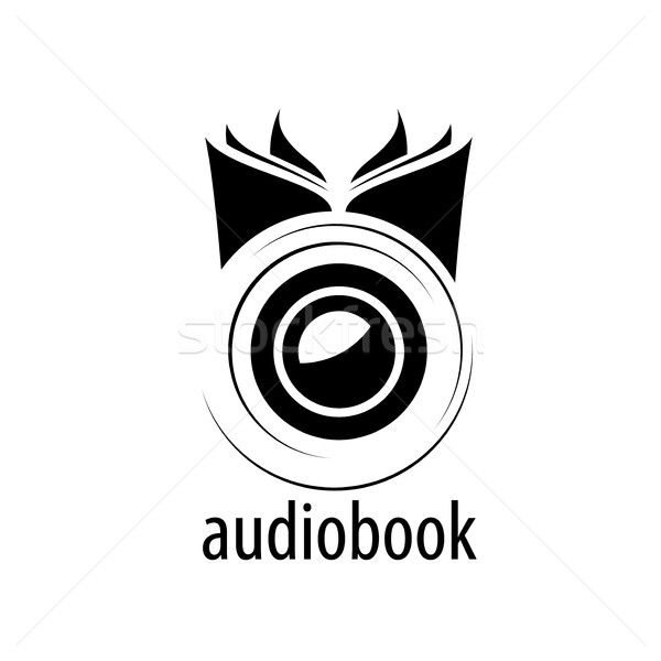 Audiobook. Vector logo template Stock photo © butenkow