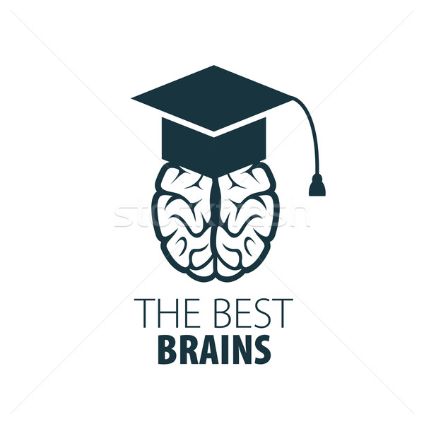 Vetor cérebro logotipo ilustração padrão abstrato Foto stock © butenkow