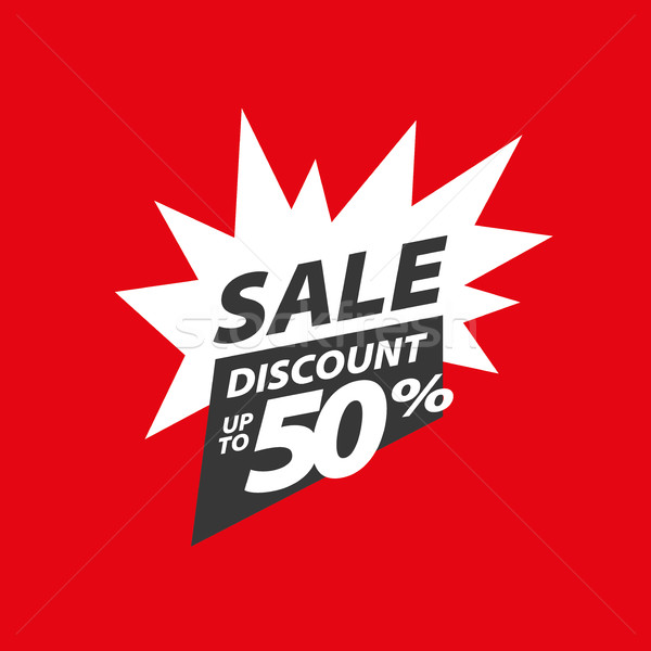 vector sign for discounts Stock photo © butenkow