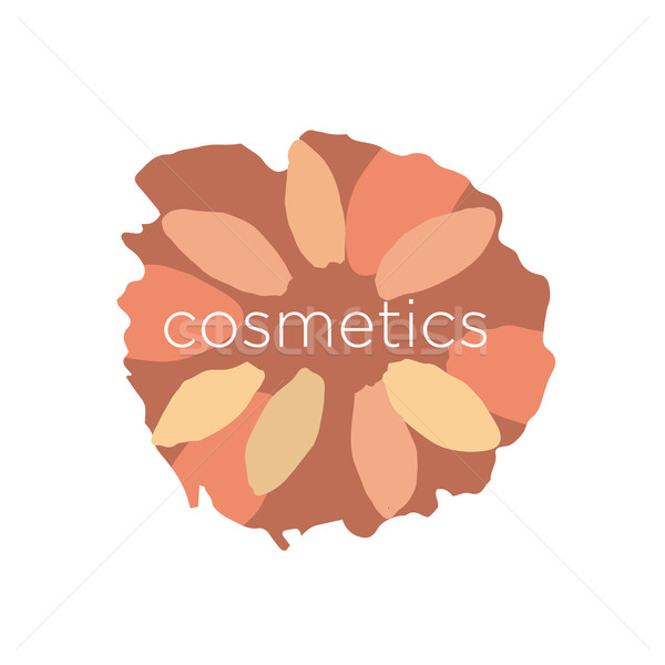 abstract vector logo of the petals in a circle Stock photo © butenkow