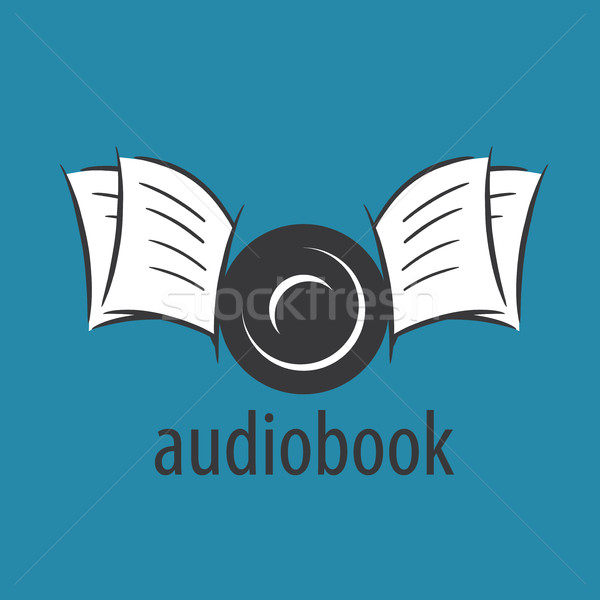 Stock photo: Audiobook. Vector logo template