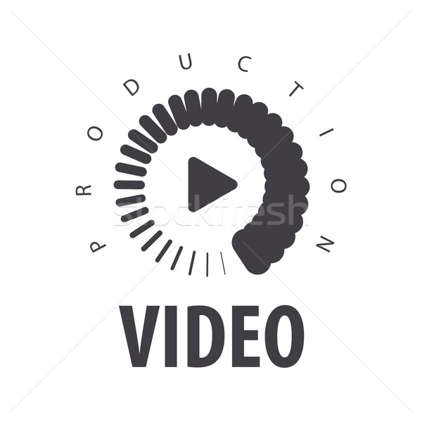 Foto stock: Vector · logo · vista · vídeo · resumen · película