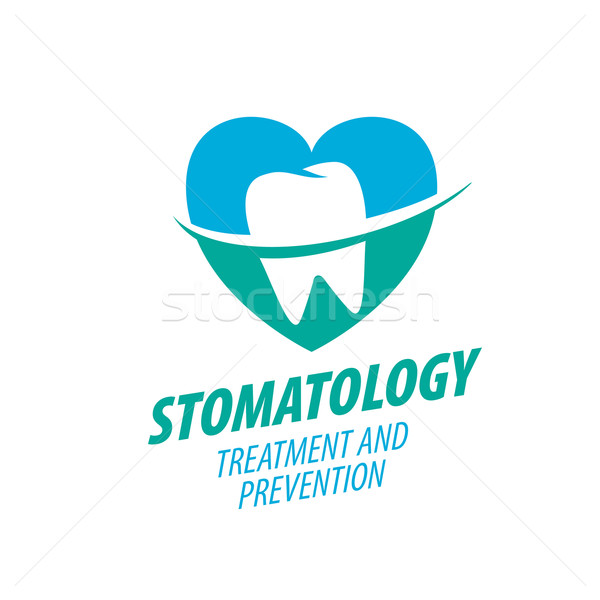 Vector logo-ul stomatologie tratament profilaxie protecţie Imagine de stoc © butenkow