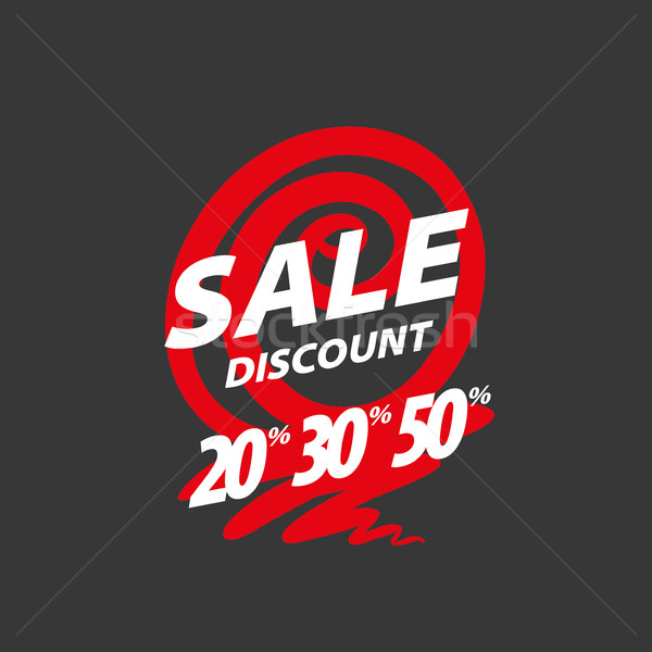 vector sign for discounts Stock photo © butenkow