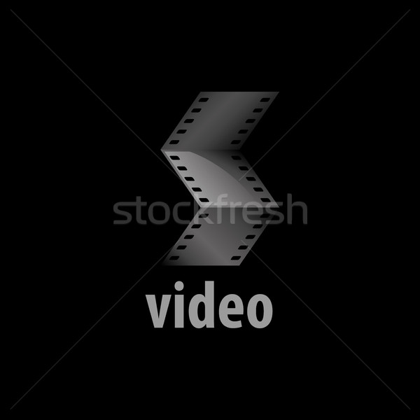 Сток-фото: вектора · логотип · фильма · дизайн · логотипа · шаблон