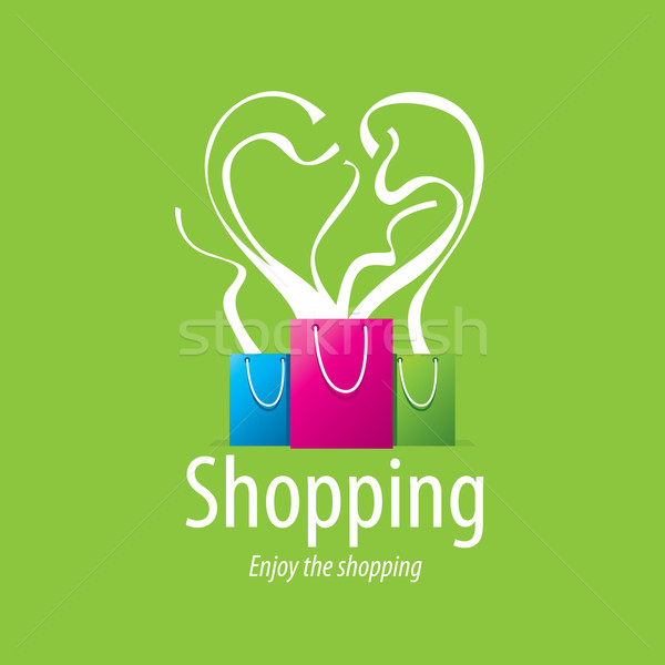 vector shopping logo Stock photo © butenkow